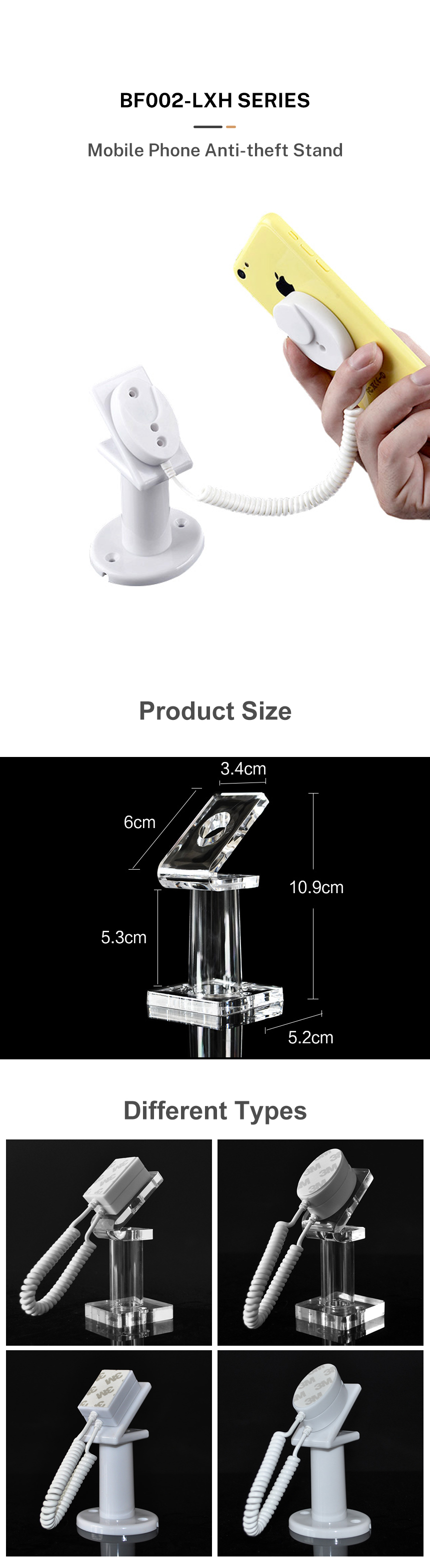 Model Phone Display Stand